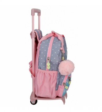 Enso Enso Daisy petit sac  dos avec trolley lilas, multicolore -23x28x10cm