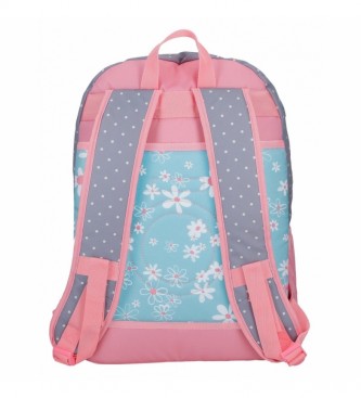 Enso Enso Daisy backpack lilac, multicolour -33x43x17cm