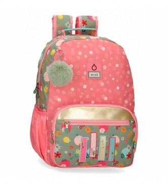 Enso Enso Nature Computer Backpack pink, multicolour -32x42x15cm