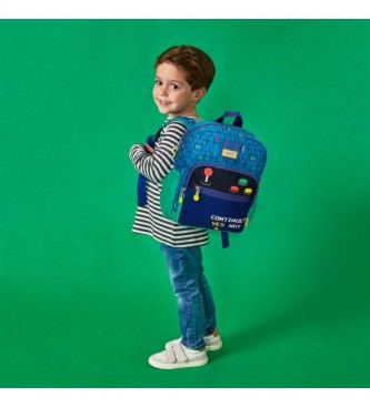 Enso Enso Gamer Preschool Backpack - bleu, multicolore 23 x28x10cm