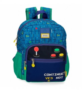 Enso Enso Gamer Preschool Backpack blue, multicolor -23x28x10cm