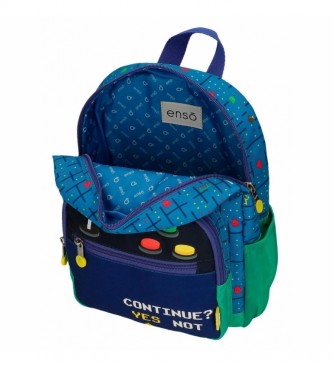 Enso Enso Gamer Preschool Backpack blue, multicolor -23x28x10cm