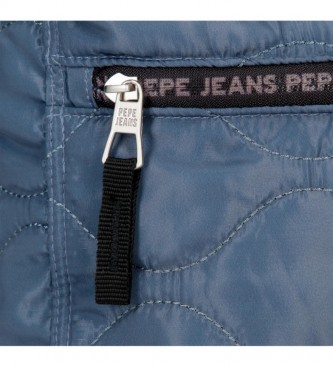 Pepe Jeans Mochila Escolar Orson azul -31x44x17,5cm-