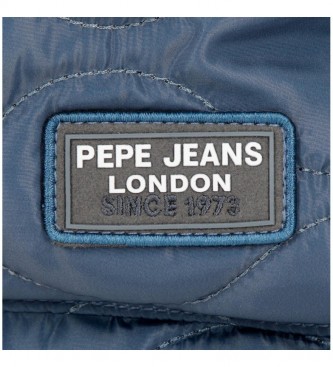 Pepe Jeans Orson blue pencil case -22x12x5cm