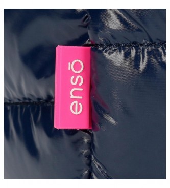 Enso Enso Make a Wish backpack with trolley blue -32x44x17cm