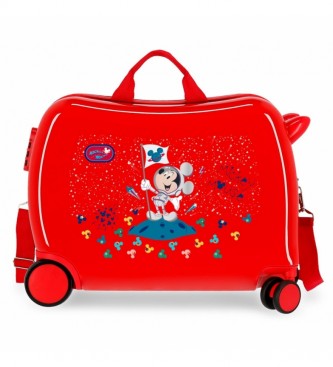 Joumma Bags Walizka dziecięca Mickey czerwona - 38 cm x 50 cm x 20 cm
