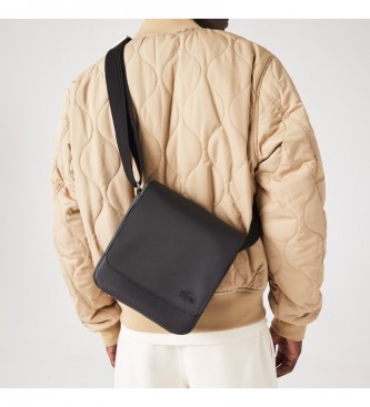 Lacoste Shoulder bag black flap -20 x 21 x 6.5 cm