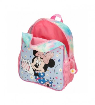 Joumma Bags Wild Flower backpack pink, blue -27x33x11cm