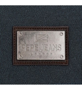 Pepe Jeans Mala de mão raspada marinha -24,5x15x6cm