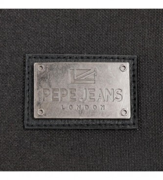 Pepe Jeans Neceser Adaptable  Scratch negro -25x15x12cm-