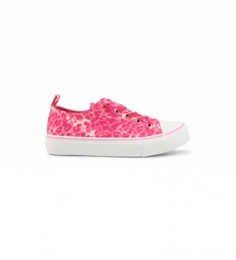 Shone Sneakers 292-003 rosa, stampa animalier