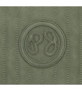 Pepe Jeans Borsa Lia verde -25x18x9cm-