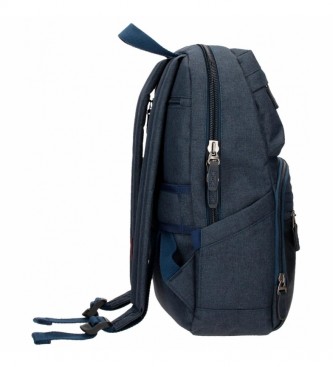 Pepe Jeans Britway Computer Backpack preto -25x36x10cm