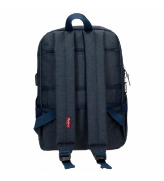 Pepe Jeans Britway Computer Backpack preto -25x36x10cm