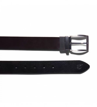 Timberland Cinturón de piel Reversible negro -3,5 cm-