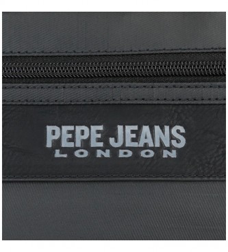 Pepe Jeans Paxton Petit sac à bandoulière Deux compartiments noir -12x15x3,5cm