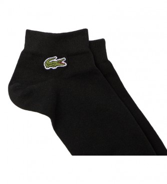 Lacoste Pack of 3 black socks 