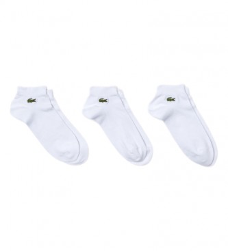 Lacoste Confezione da 3 paia di calzini bianchi