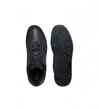 Lacoste T-Clip leather sneakers black