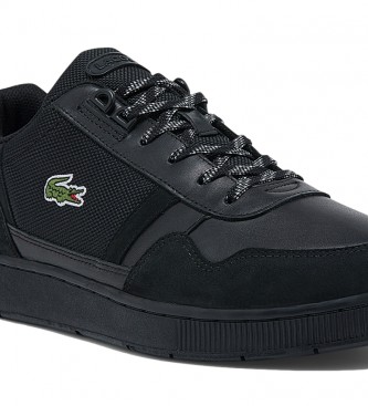 Lacoste T-Clip leather sneakers black