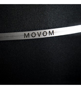 Movom Sac à bandoulière garni noir -16x31x5,5cm
