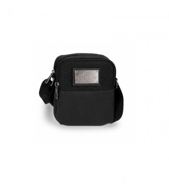 Pepe Jeans Scratch messenger bag black -12x15x3,5cm
