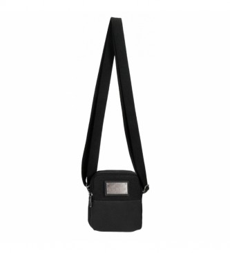 Pepe Jeans Scratch messenger bag black -12x15x3,5cm
