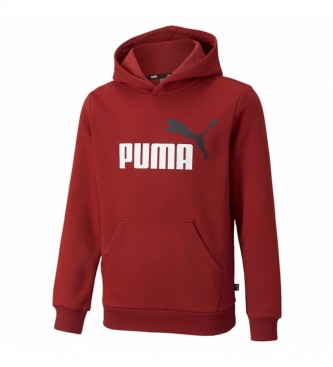 Puma Felpa ESS + 2 Col Big Logo rosso