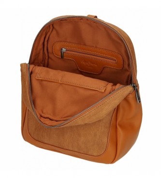 Pepe Jeans Aure brown backpack - 24x28x10 cm