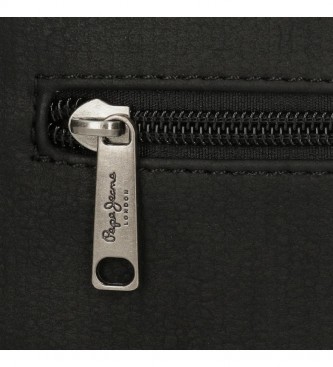 Pepe Jeans Bandolera Aure negro  -25x18x 6,5 cm -