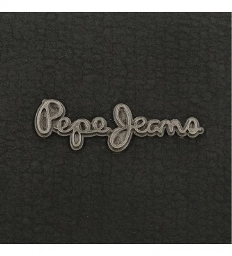 Pepe Jeans Borsa porta computer Aure nera - 44 x 29 x 14 cm -