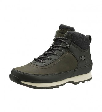 Helly Hansen Calgary khaki leather boots, black