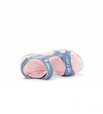 Shone Sandalen 6015-031 blauw, roze