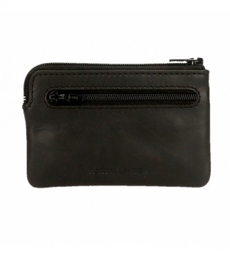 Pepe Jeans Dandy leather purse black -11 x 7 x 1,5 cm