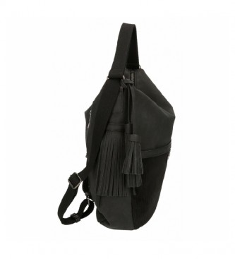 Pepe Jeans Backpack Cote Black -35 x34x8 cm