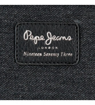 Pepe Jeans Dana Schwarze Umhngetasche - 25x18x7 cm 
