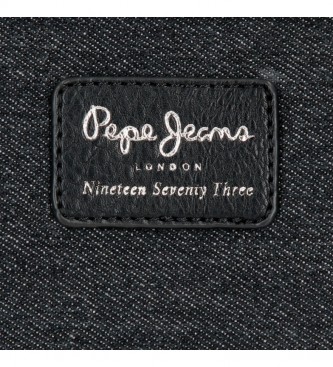 Pepe Jeans Dana Black Handbag -35 x 40 x 11 cm