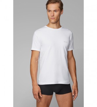 BOSS Pack of 2 Underwear T-Shirts with white chest logo