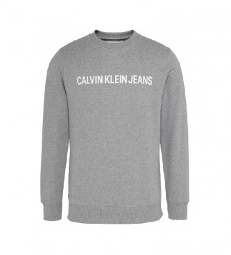 Calvin Klein Sudadera con Logo gris