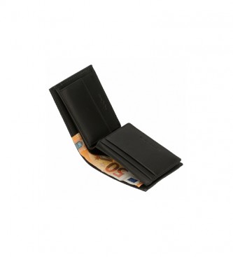 Pepe Jeans Oliver horizontal wallet black -11x 8x1cm