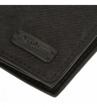 Pepe Jeans Oliver horizontal wallet black -11x 8x1cm