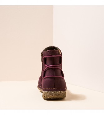 El Naturalista N917 Angkor botas de couro lils para tornozelo lils