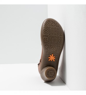 Art Botas de couro para tornozelo 1442 Alfama castanho -Altura do calcanhar: 6,5cm
