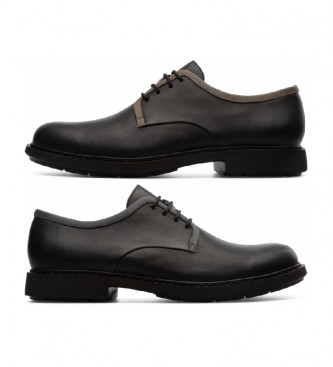 CAMPER Neuman sapatos de couro preto