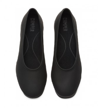 CAMPER Black Alright leather shoes -Heel height: 4,5cm