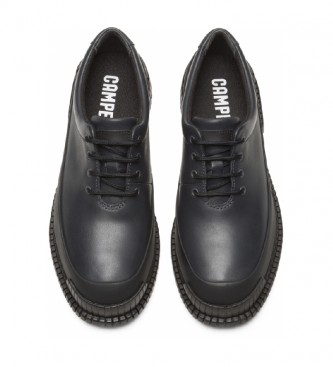CAMPER Black, dark grey Pix leather shoes
