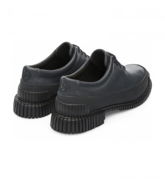 CAMPER Black, dark grey Pix leather shoes