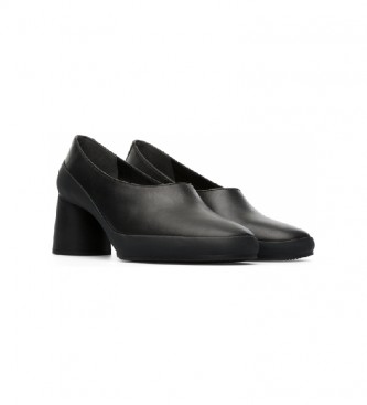 CAMPER Chaussures verticales en cuir noir - Hauteur du talon : 7,5cm