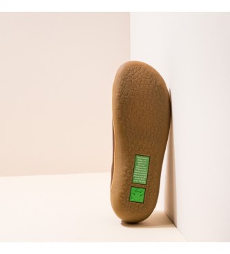 EL NATURALISTA Brown leather shoes N5770 Pawikan brown