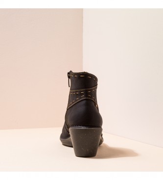 El Naturalista Leather ankle boots N5338 Aqua black -Heel height 5,5cm